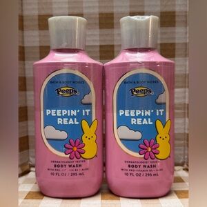 NEW B&BW x PEEPS (2) Marshmallow Body Wash